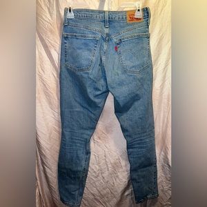 Levi 501 skinny ripped jeans